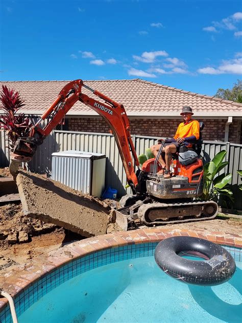 micro excavations pty ltd mini excavator hire gold coast|tight access excavations gold coast.